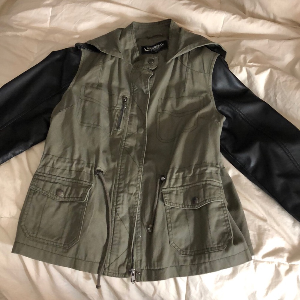 Army green jacket
